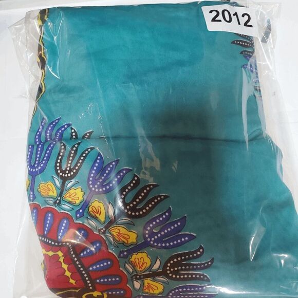 Mix Nouveau Skirt Womens Medium Green Polyester Dashiki Print Maxi Elastic Waist - Picture 10 of 10